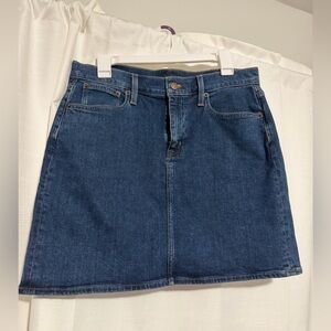 J crew Classic Dark Blue Denim Skirt - Women's A-Line